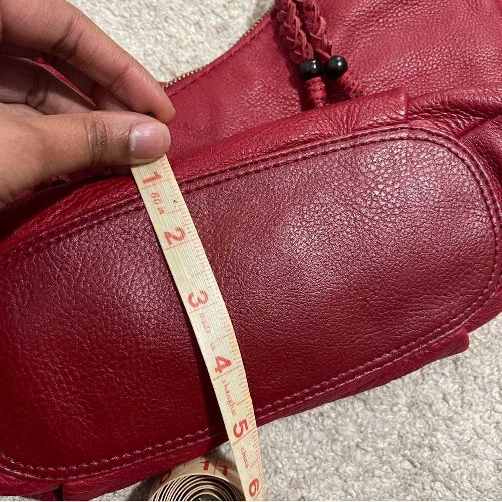 THE SAK | GORGEOUS BOHO RED GENUINE LEATHER PURSE β₯οΈ - Picture 3 of 7
